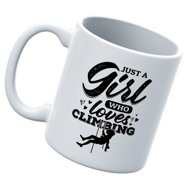 Climbing Just A Girl Who Loves Climbing 11oz Mug